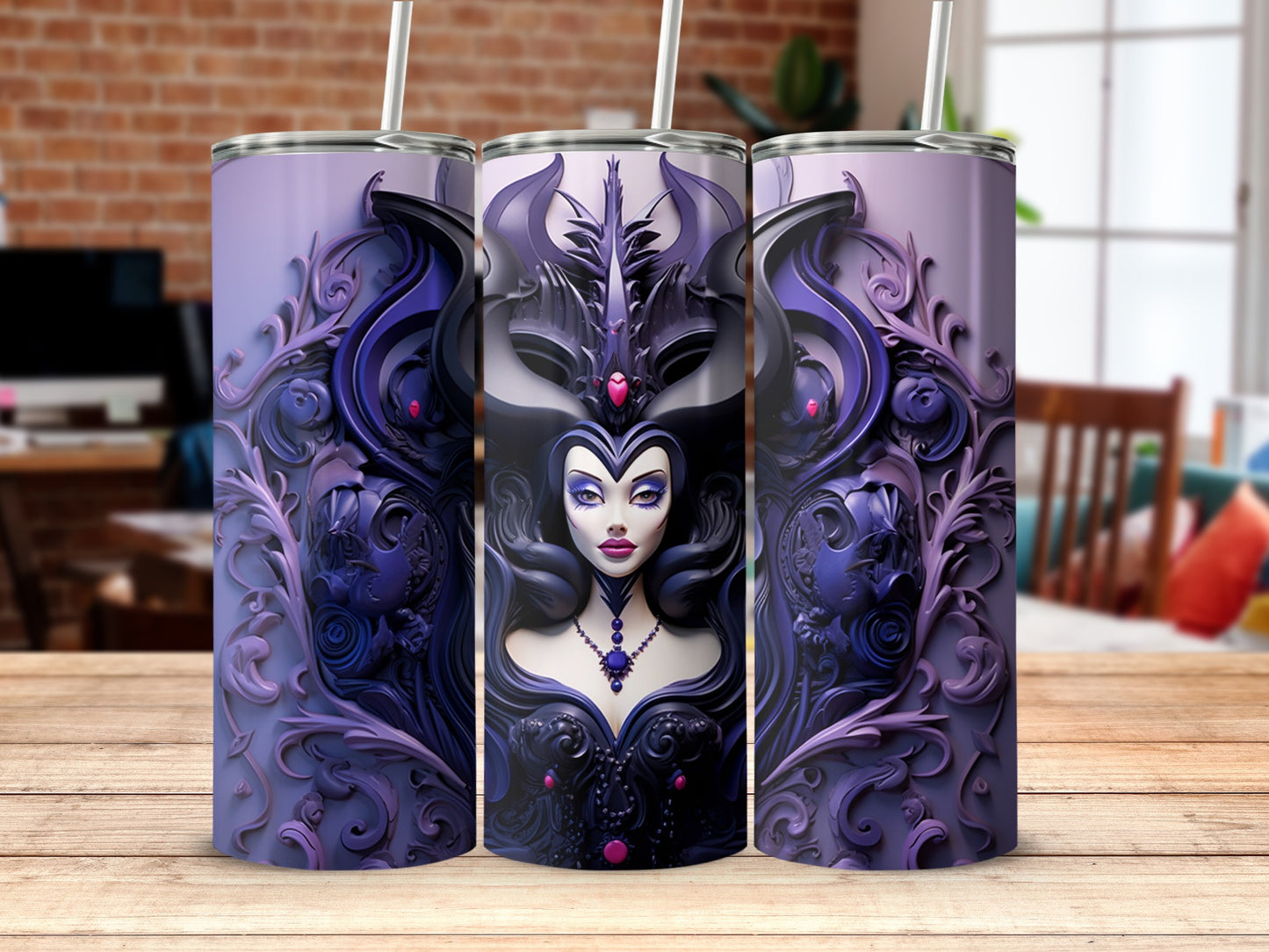Enchanting Gothic Artwork Tumbler for Beverage Lovers