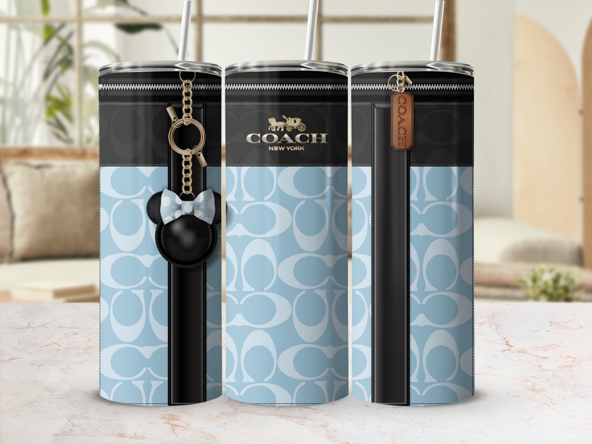 Blue Coach New York Insulated Tumbler Cup Set