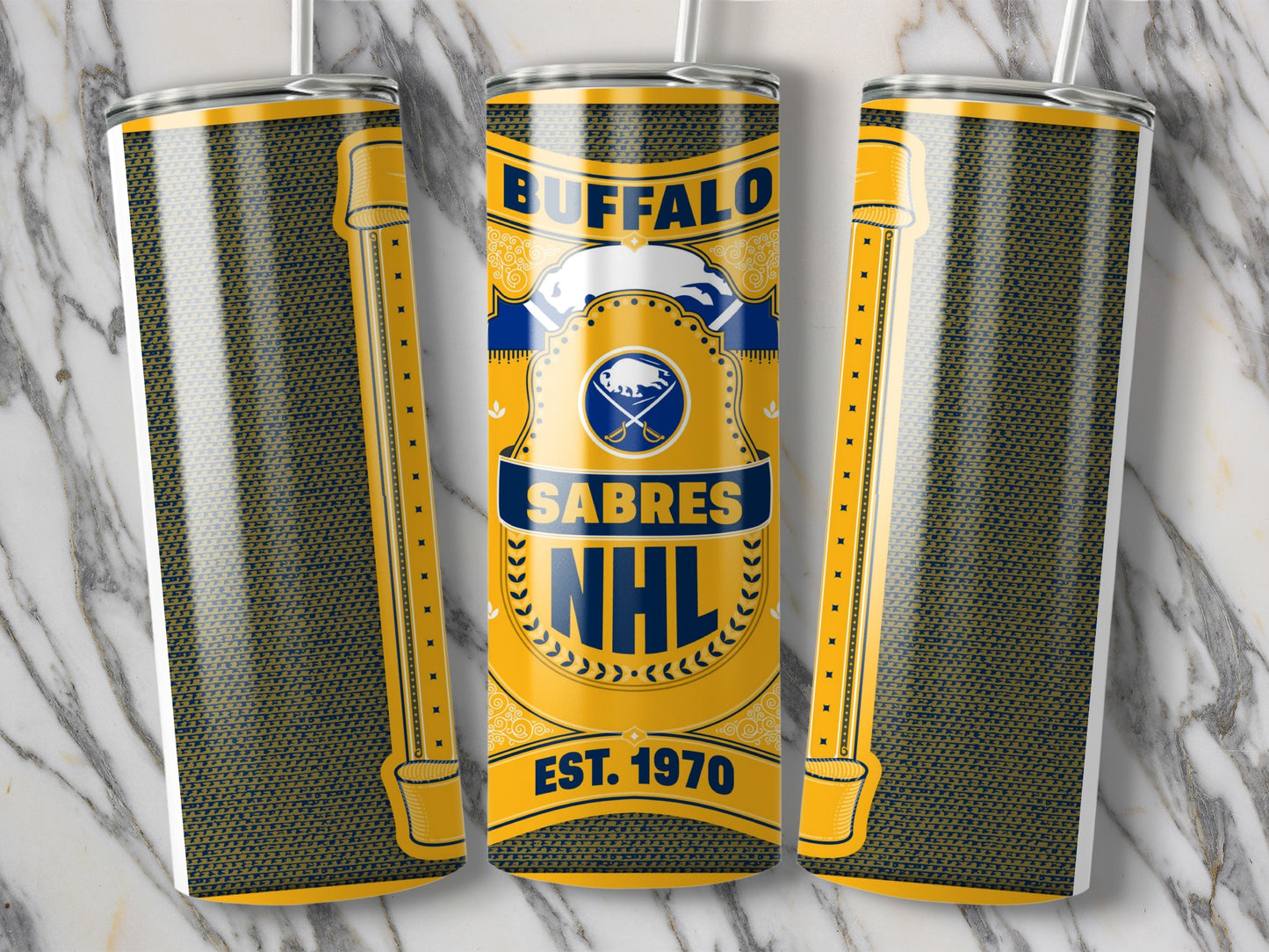Buffalo Sabres NHL Established 1970 Premium Design Tumbler