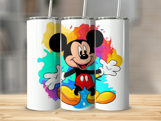 Colorful Mickey Mouse Design on Tumbler Product
