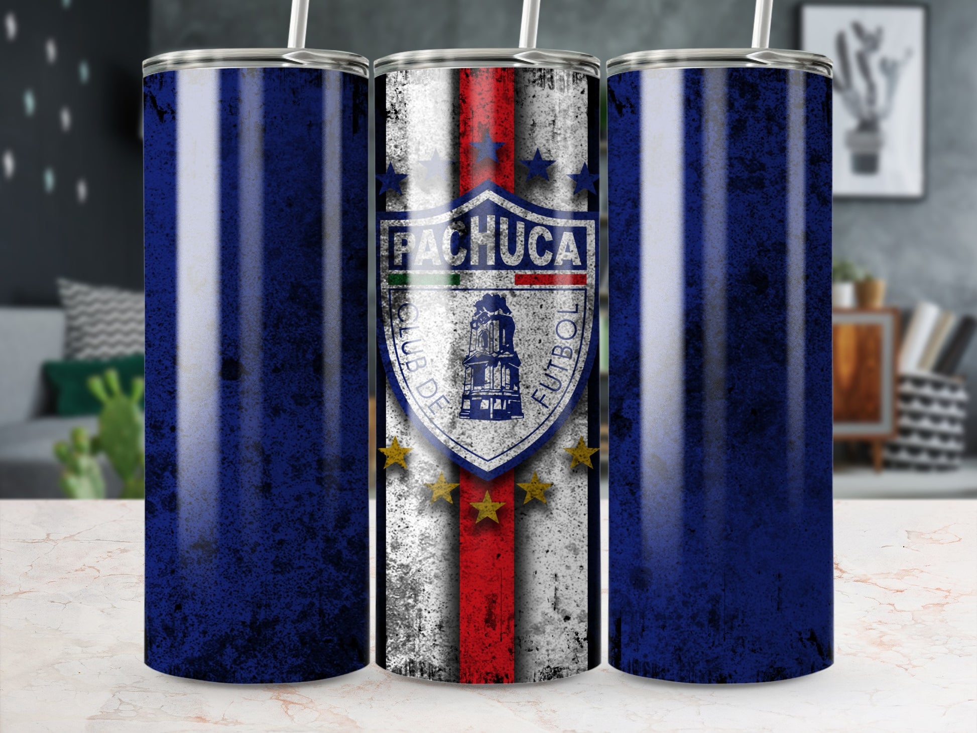 Pachuca CF Club de Futbol design printed tumbler product