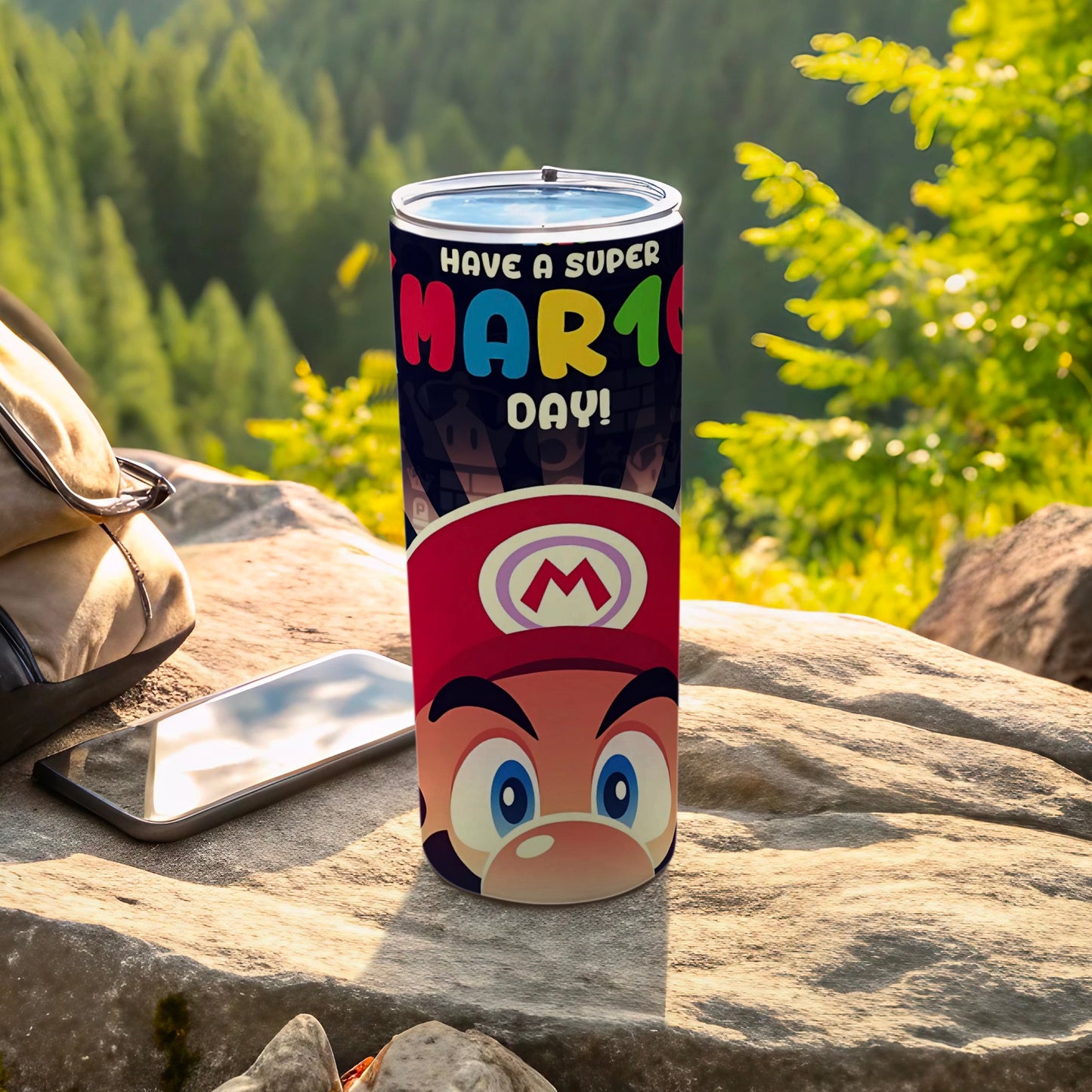 Have A Super MAR10 Day Travel Mug for Outdoor Adventures