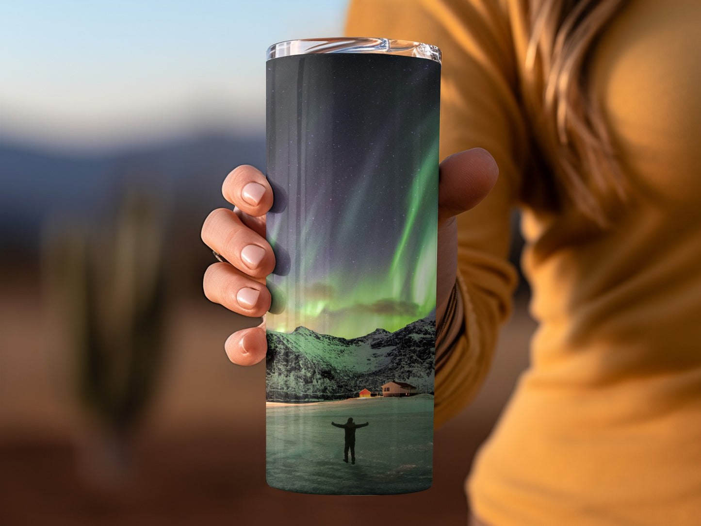 Northern Lights Scenic Design Insulated Tumbler