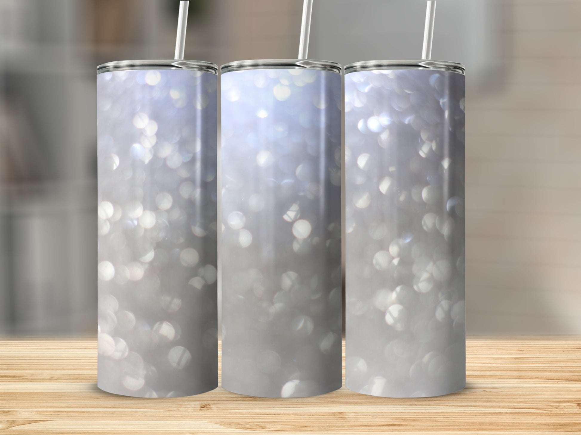 Shimmering Bokeh Design Insulated Tumbler Product