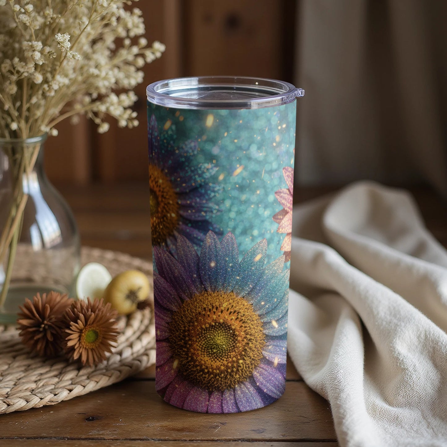 Colorful Floral Tumbler with Stunning Unique Design