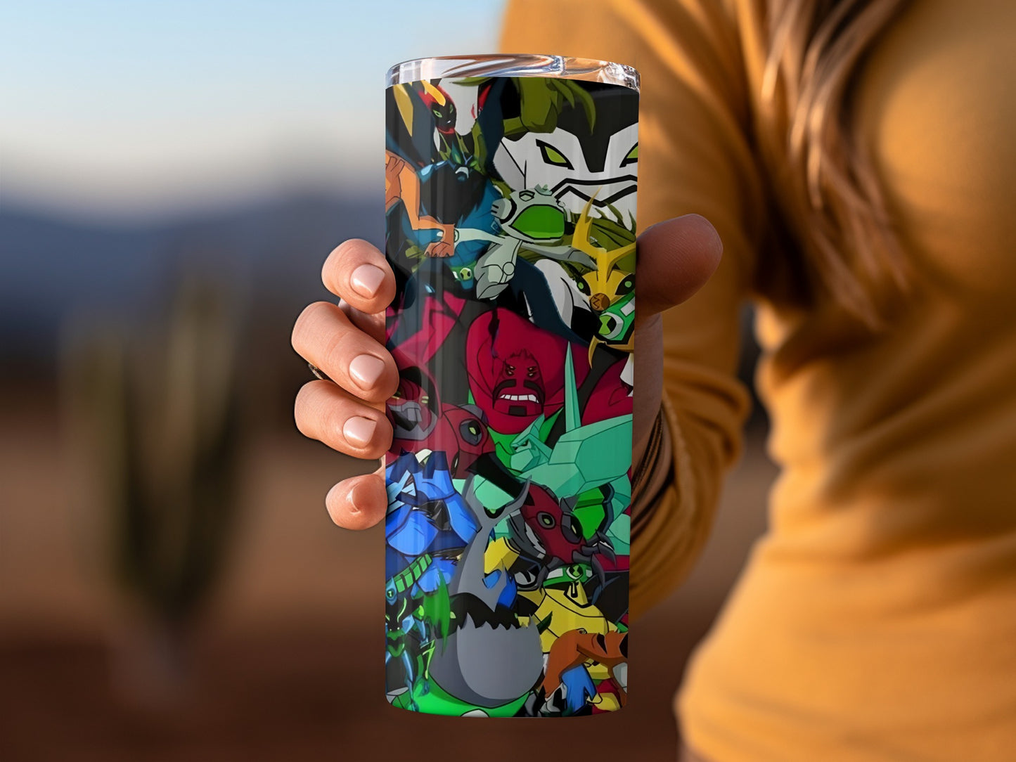 Ben 10 All Aliens Cartoon Fan Art Design Graphics Tumblers