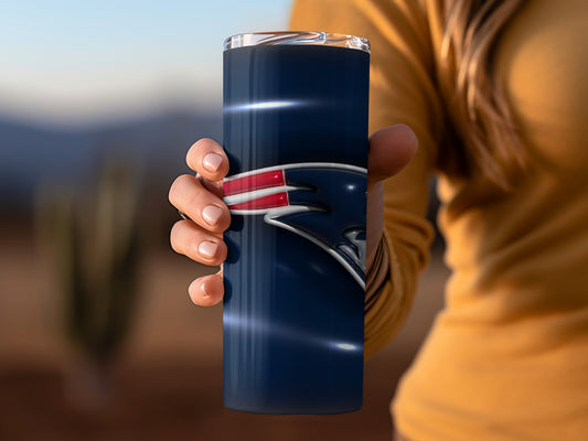 New England Patriots Patriotic Emblem Team Logo Tumblers