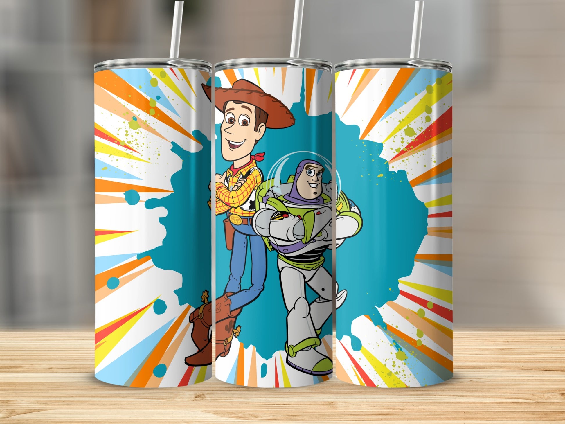 Toy Story Woody and Buzz Lightyear Tumbler Cup