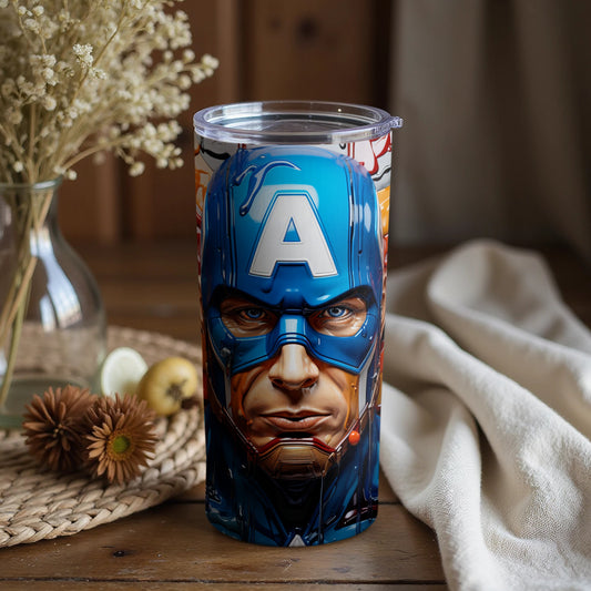 Captain America Insulated Double Wall Tumbler