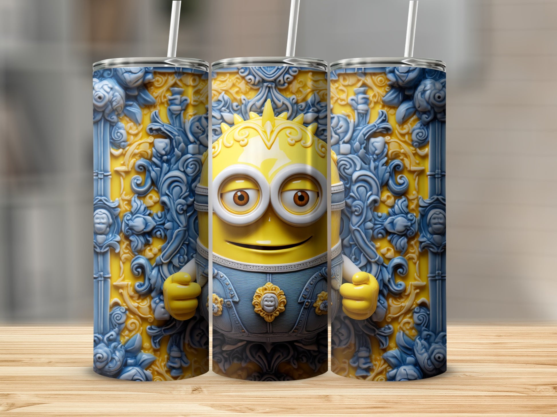 Intricately Designed Minion Themed Tumbler Product