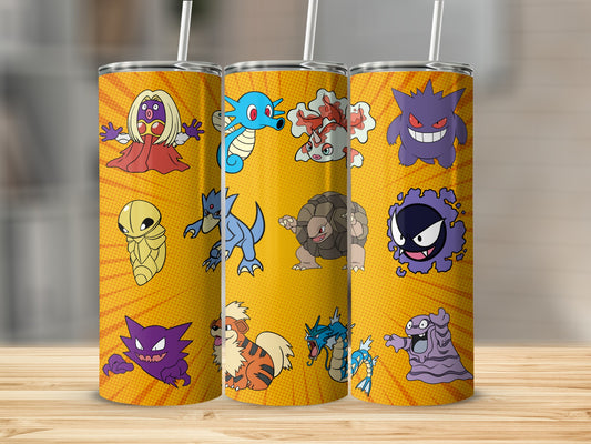 Colorful Cartoon Character Design Tumbler Cup