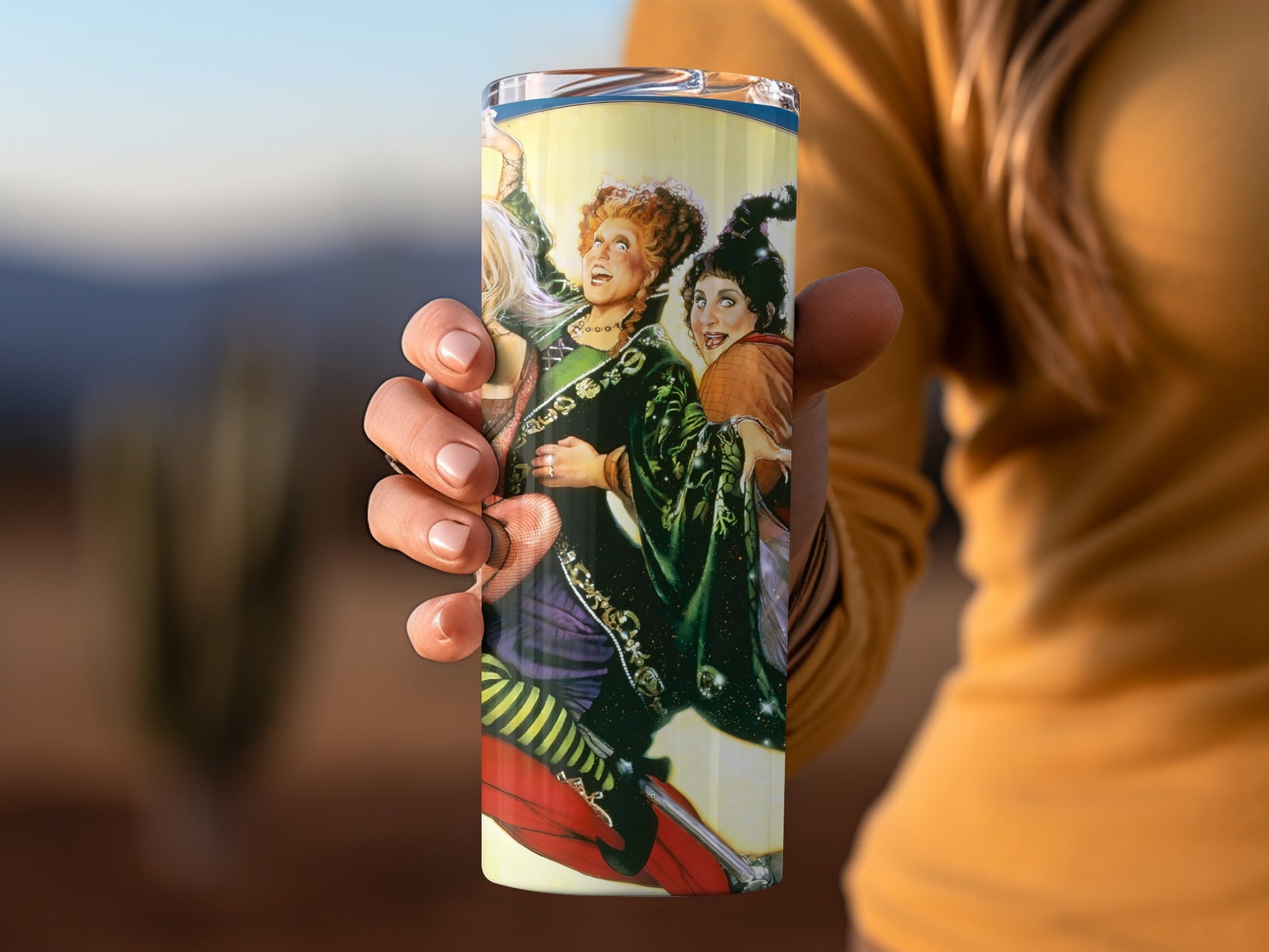 Colorful Witch-Themed Insulated Tumbler for All Occasions