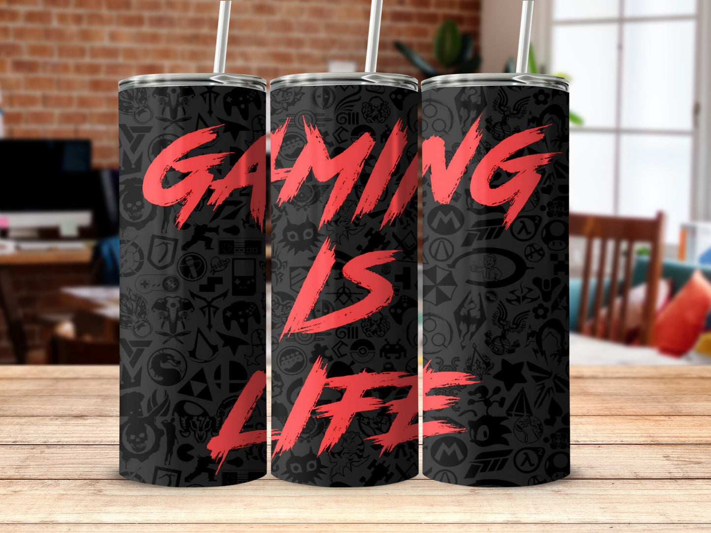 Gaming Is Life Insulated Tumbler Cup Product