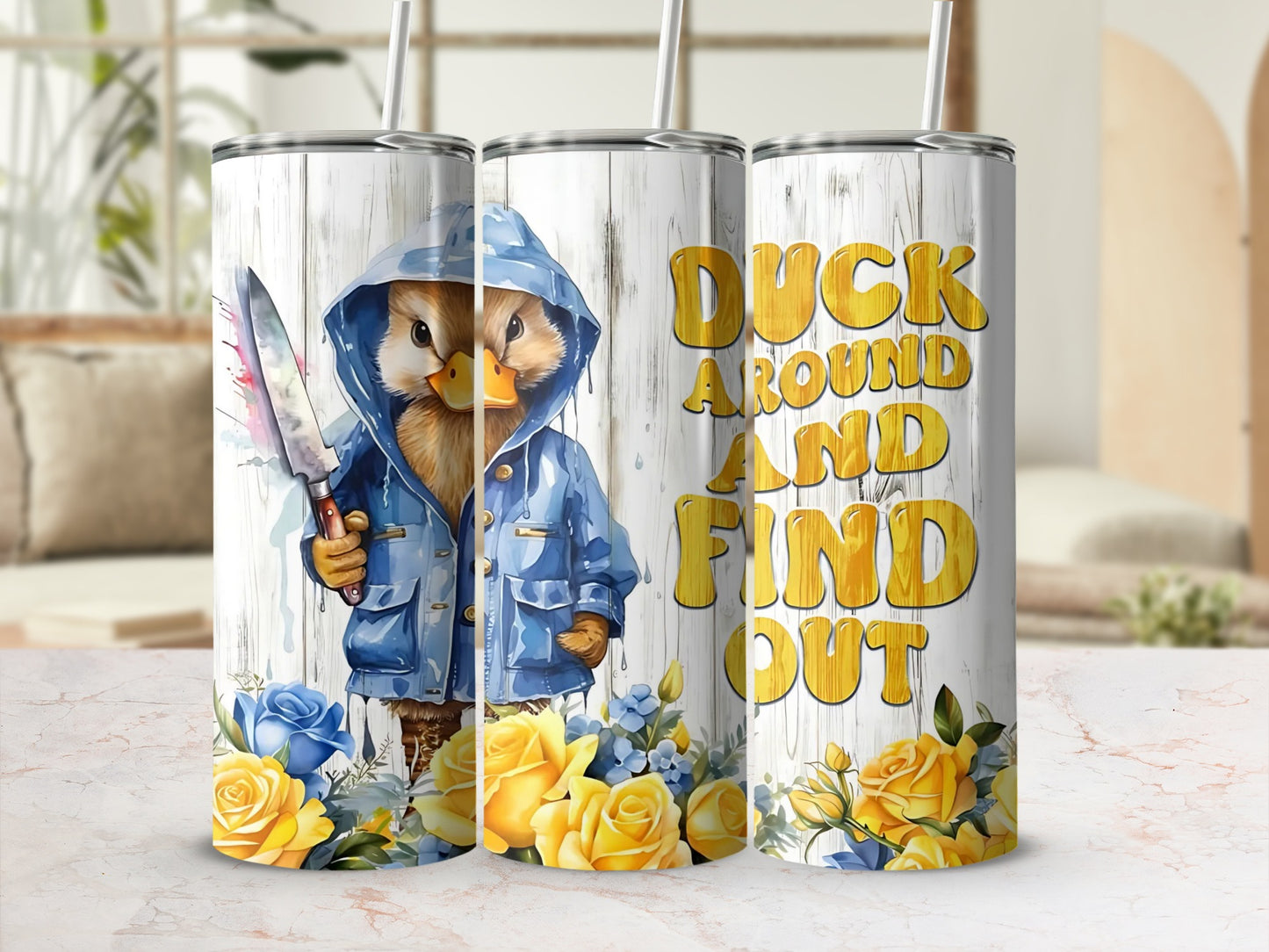 Duck Around and Find Out tumbler