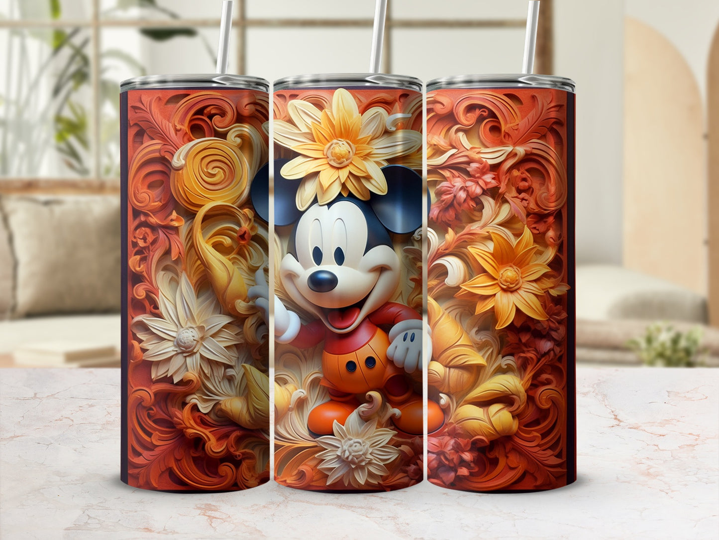 Vibrant Disney Character Design Beverage Holder