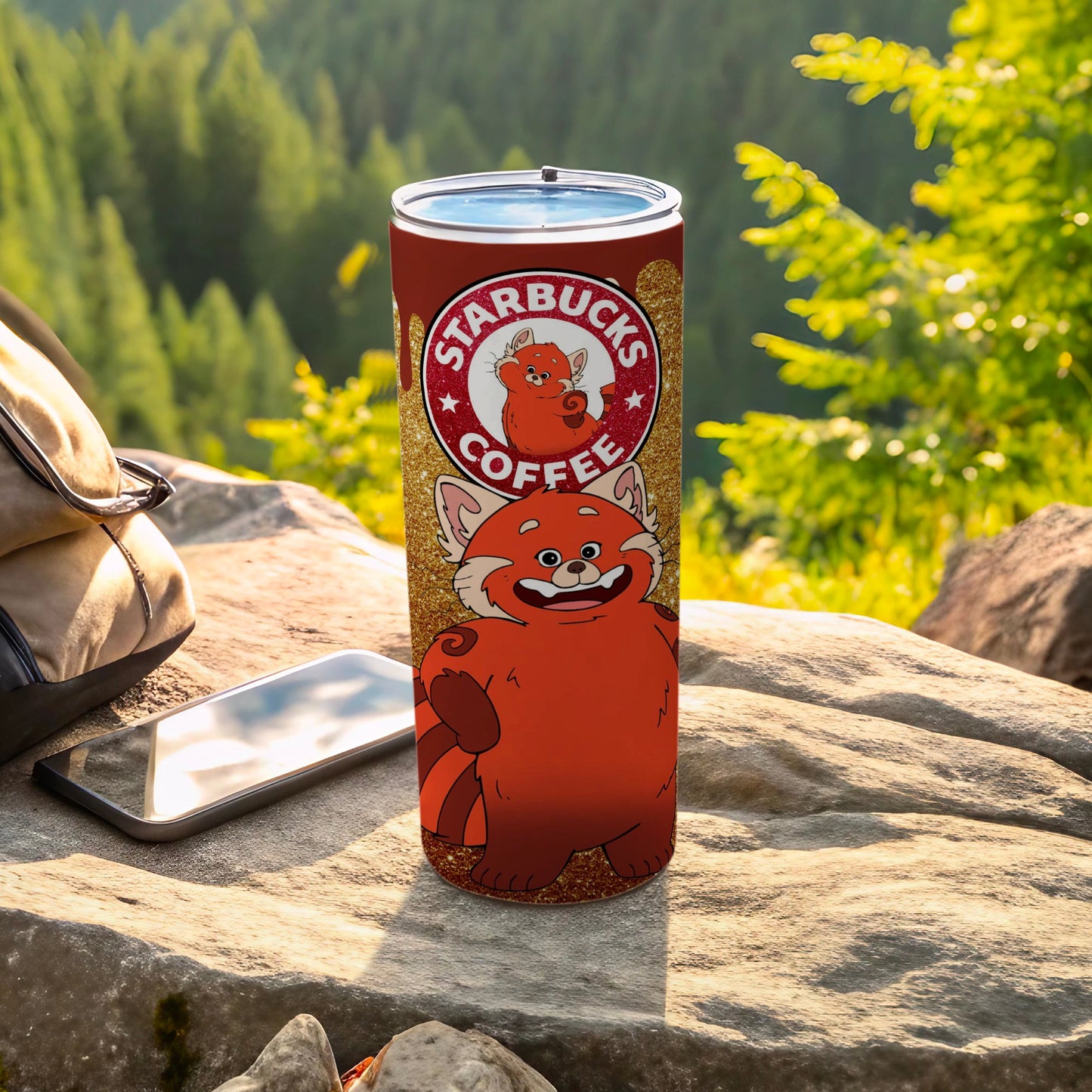 Starbucks Coffee Red Panda Insulated Travel Tumbler