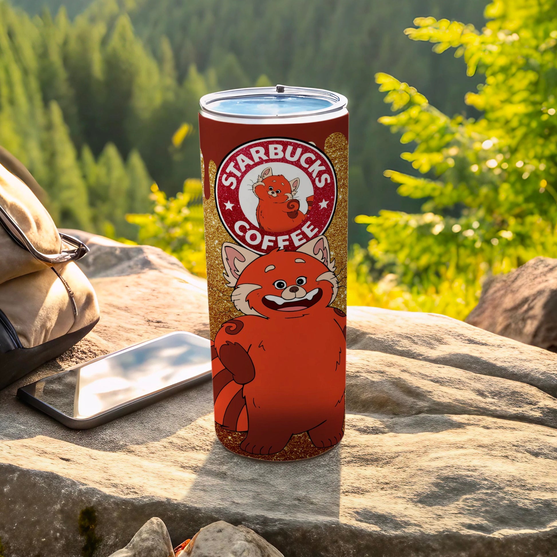 Starbucks Coffee Red Panda Insulated Travel Tumbler