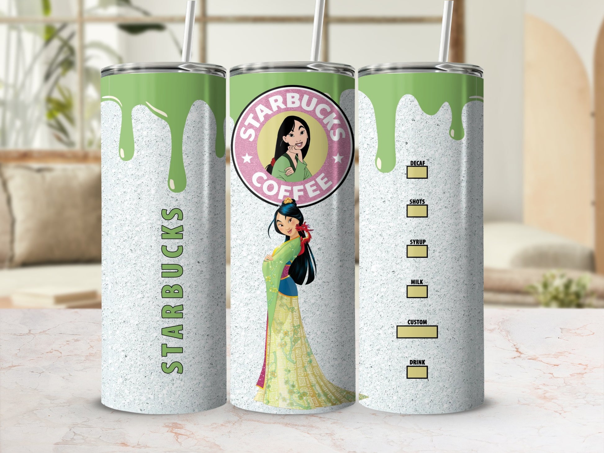 Starbucks Coffee Princess Customizable Tumbler