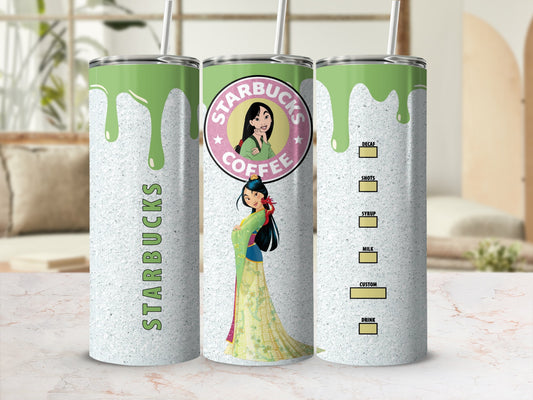 Starbucks Coffee Princess Customizable Tumbler