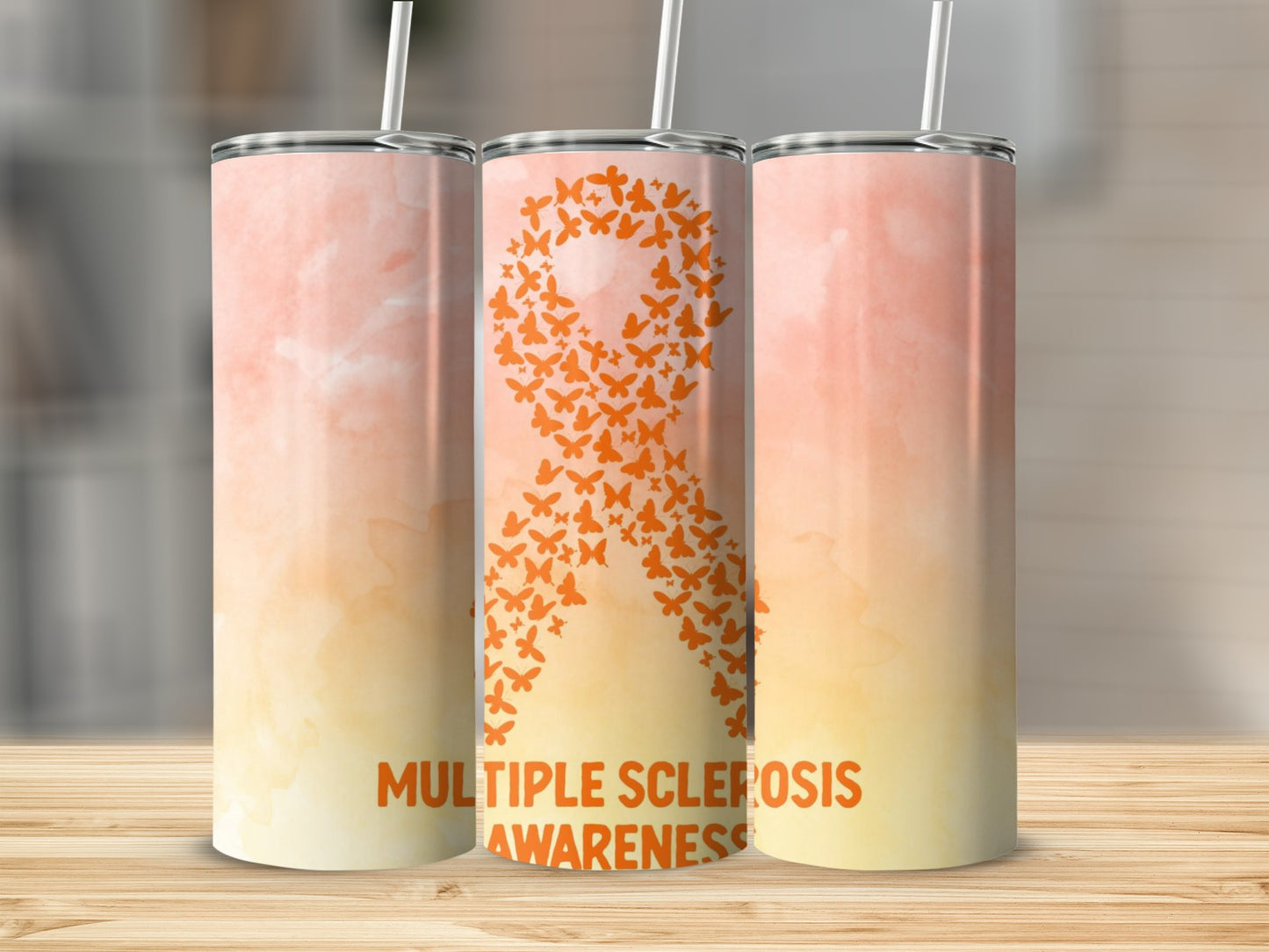 Multiple Sclerosis Awareness Custom Tumbler