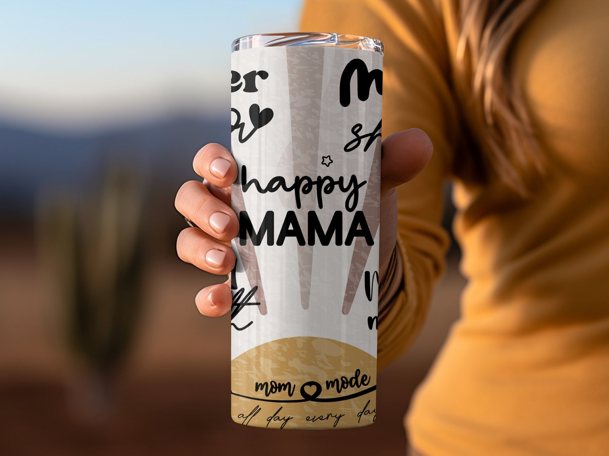 Happy Mama Mom Mode Insulated Tumbler Cup 20 oz