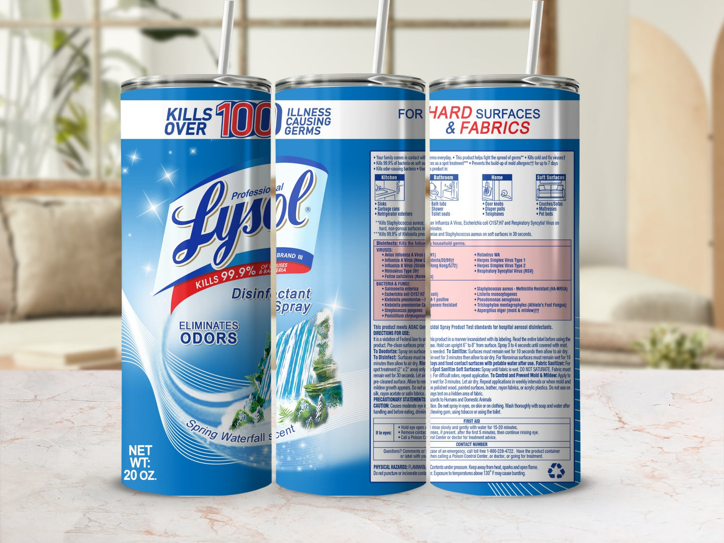 Lysol Disinfectant Spray KILLS OVER 100 GERMS product type