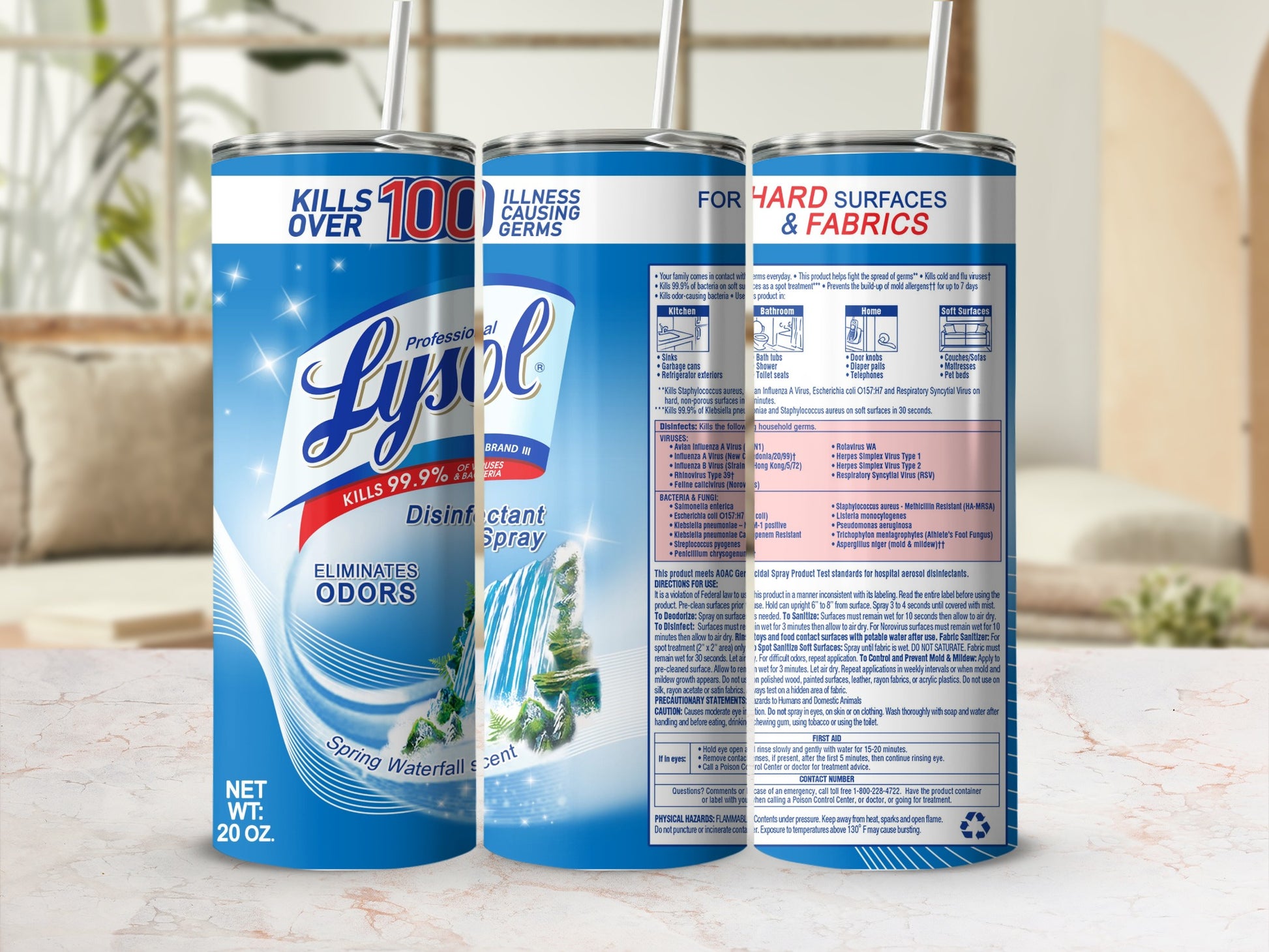 Lysol Disinfectant Spray KILLS OVER 100 GERMS product type