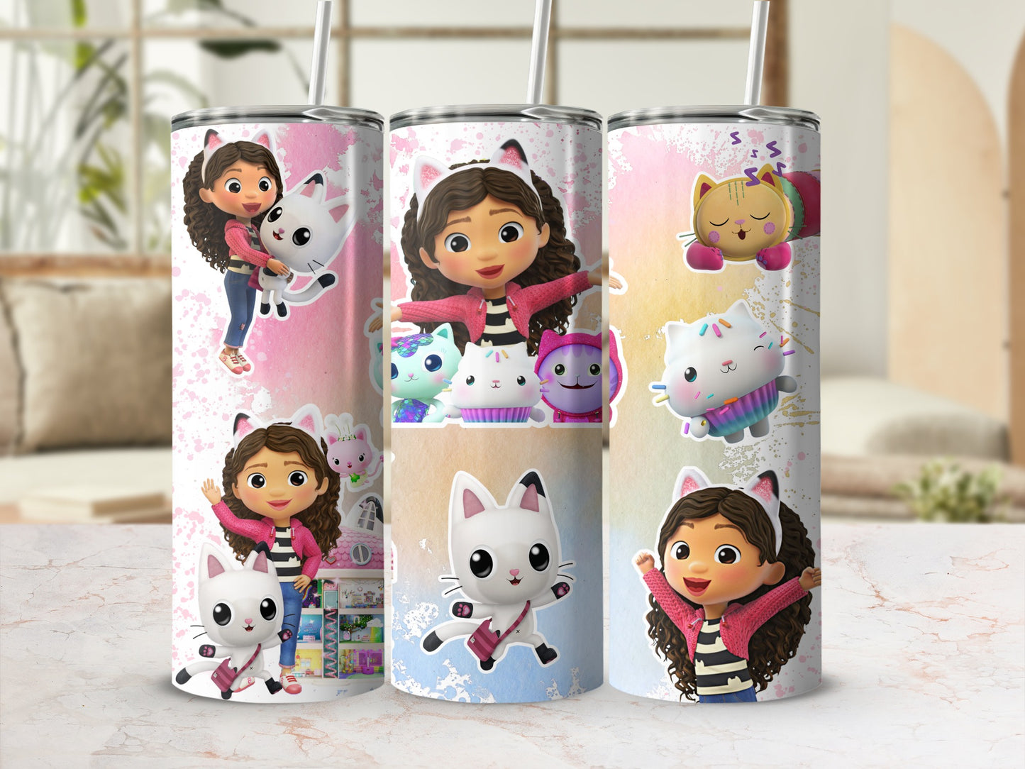 Colorful Cartoon Character-Themed Drinkware Product