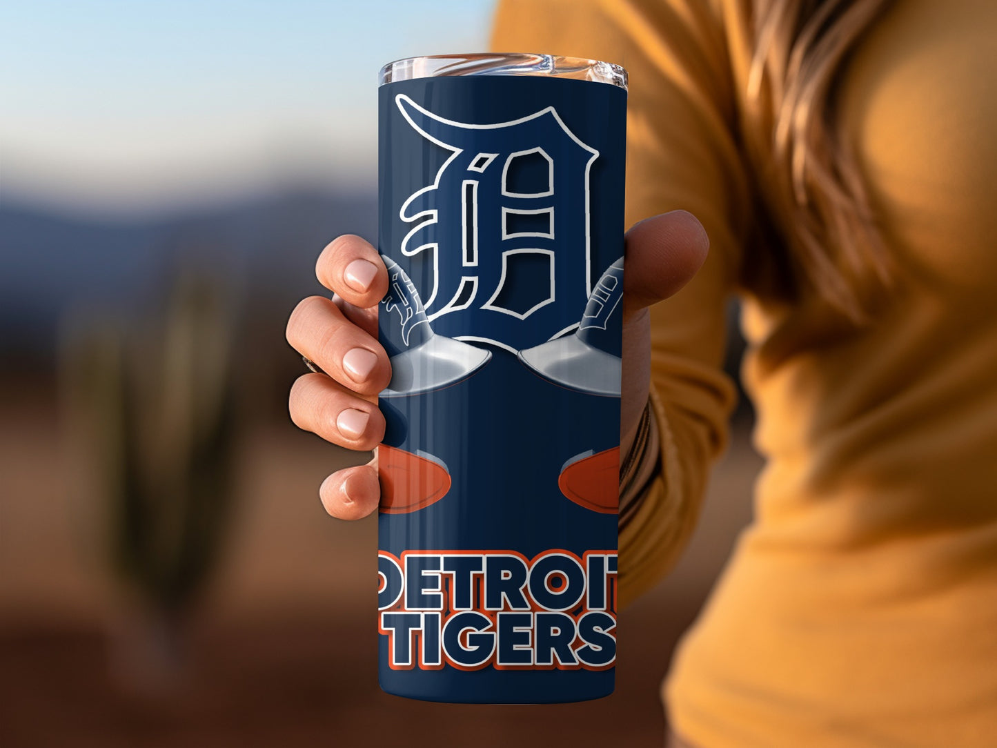 Detroit Tigers Helmets and Logo Design Graphics Tumblers