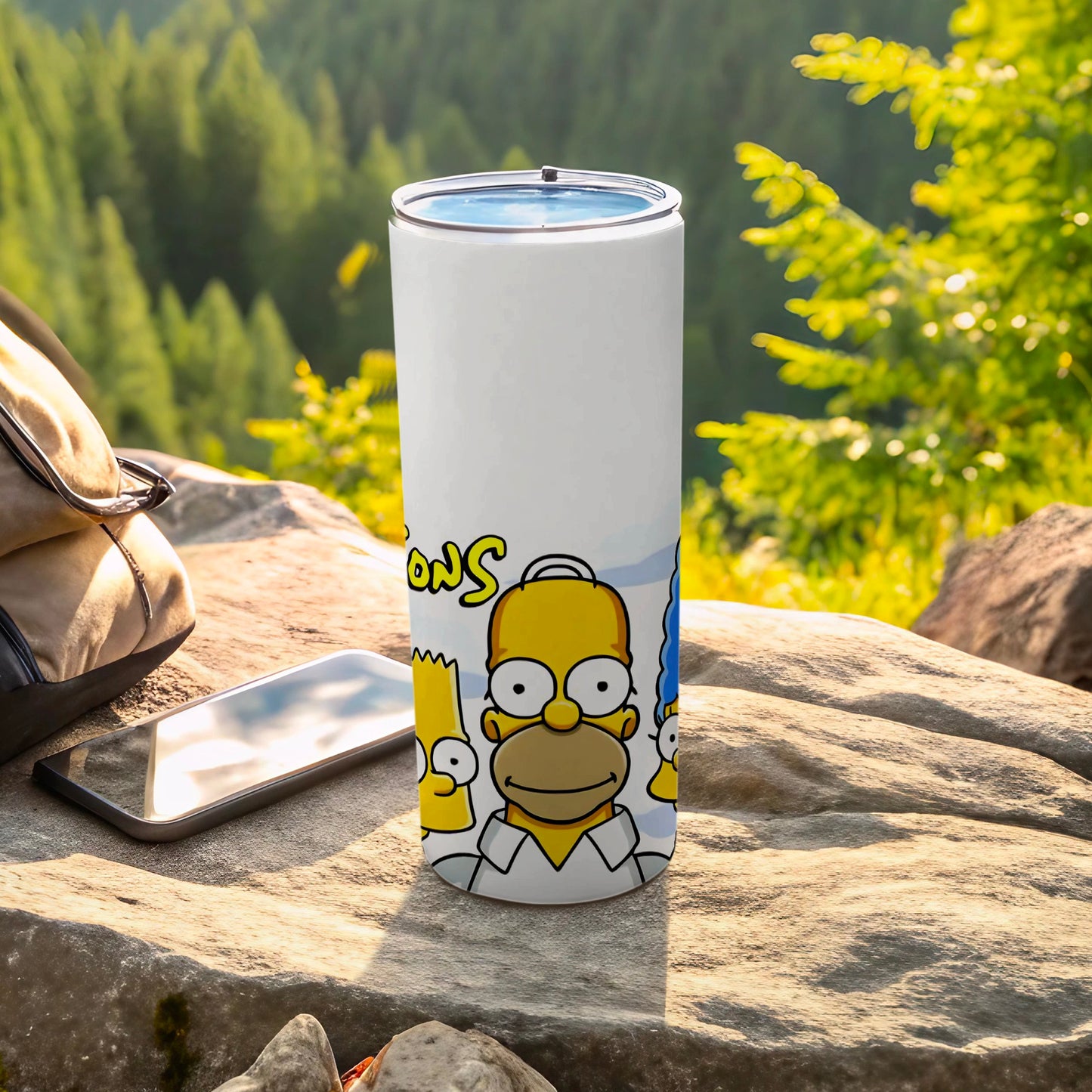 The Simpsons Travel Tumbler for Outdoor Adventures