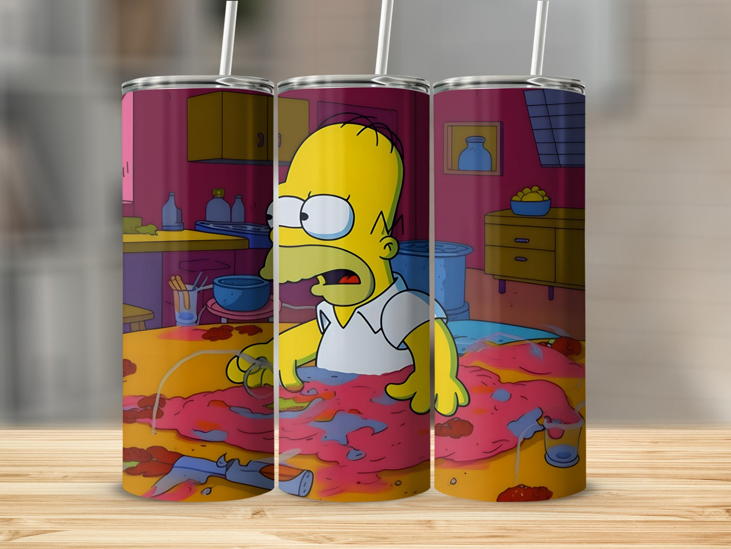 Funny Cartoon Character Design Stainless Steel Tumbler
