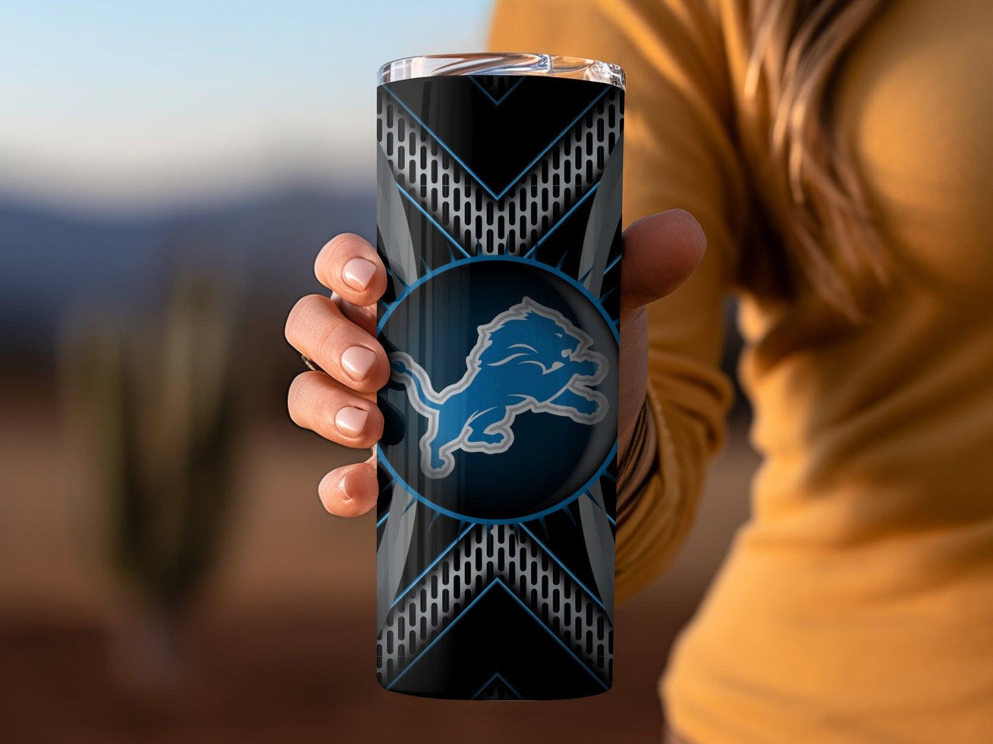Detroit Lions Football Team Style Image for True Fans Tumblers