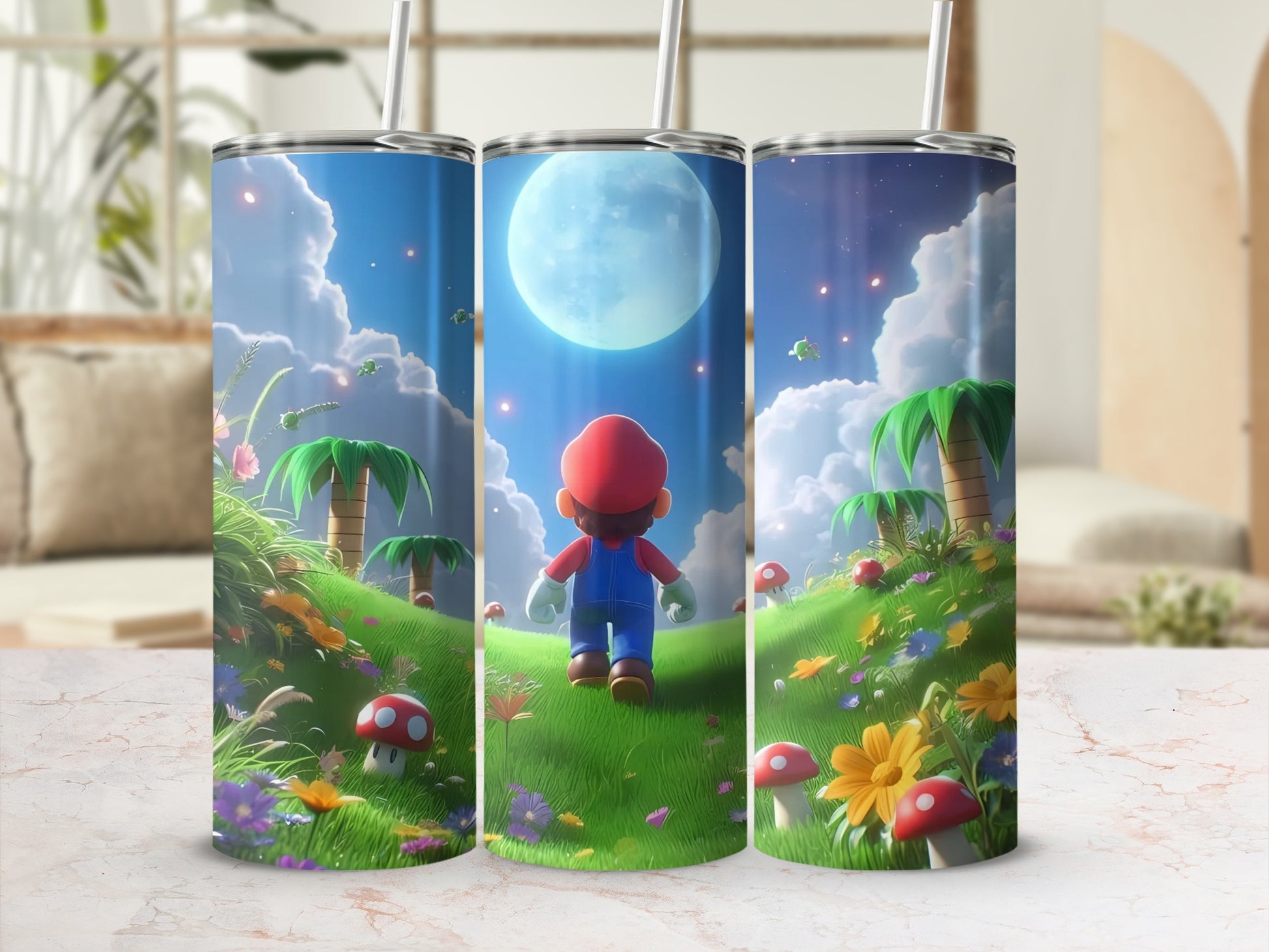 Scenic Adventure Game Hero Tumbler with Lid Flask