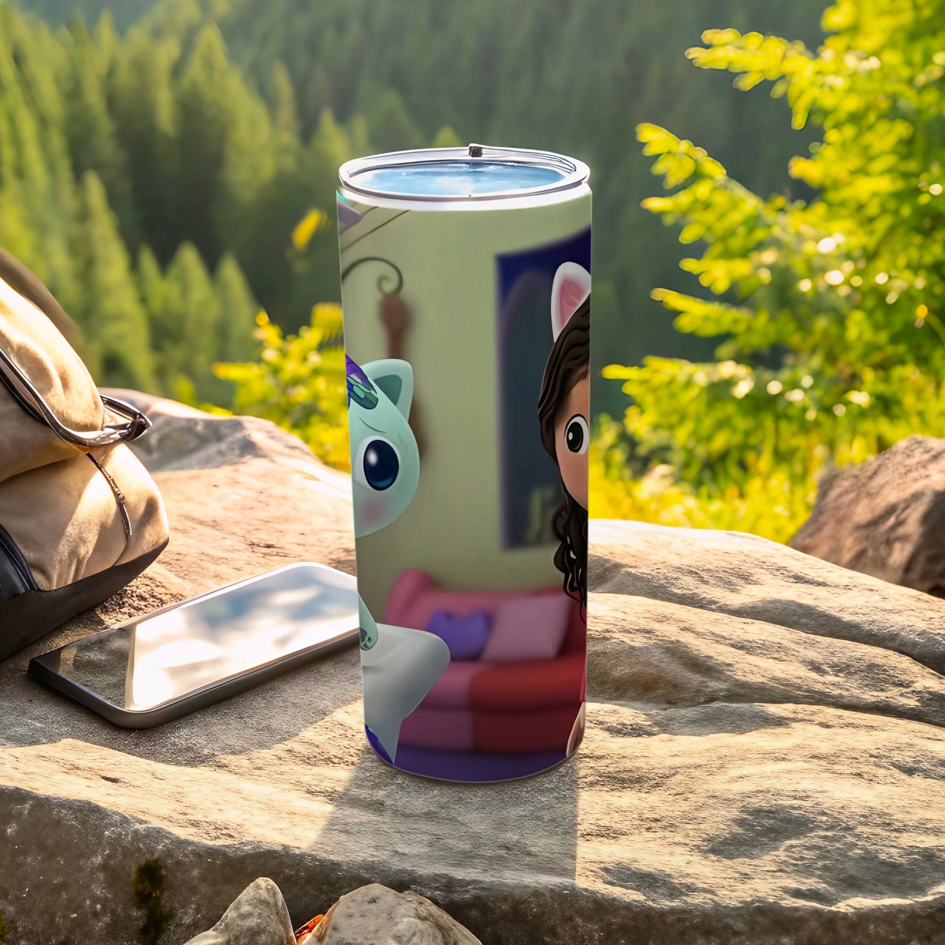 Cute Cartoon Character Themed Travel Mug for Kids