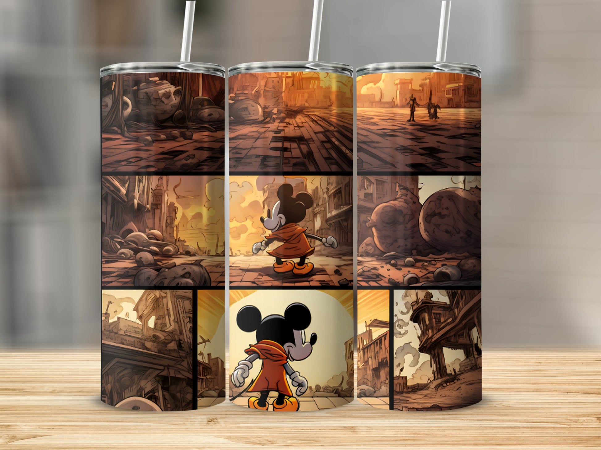 Disney-Inspired Adventure Tumbler with Lid