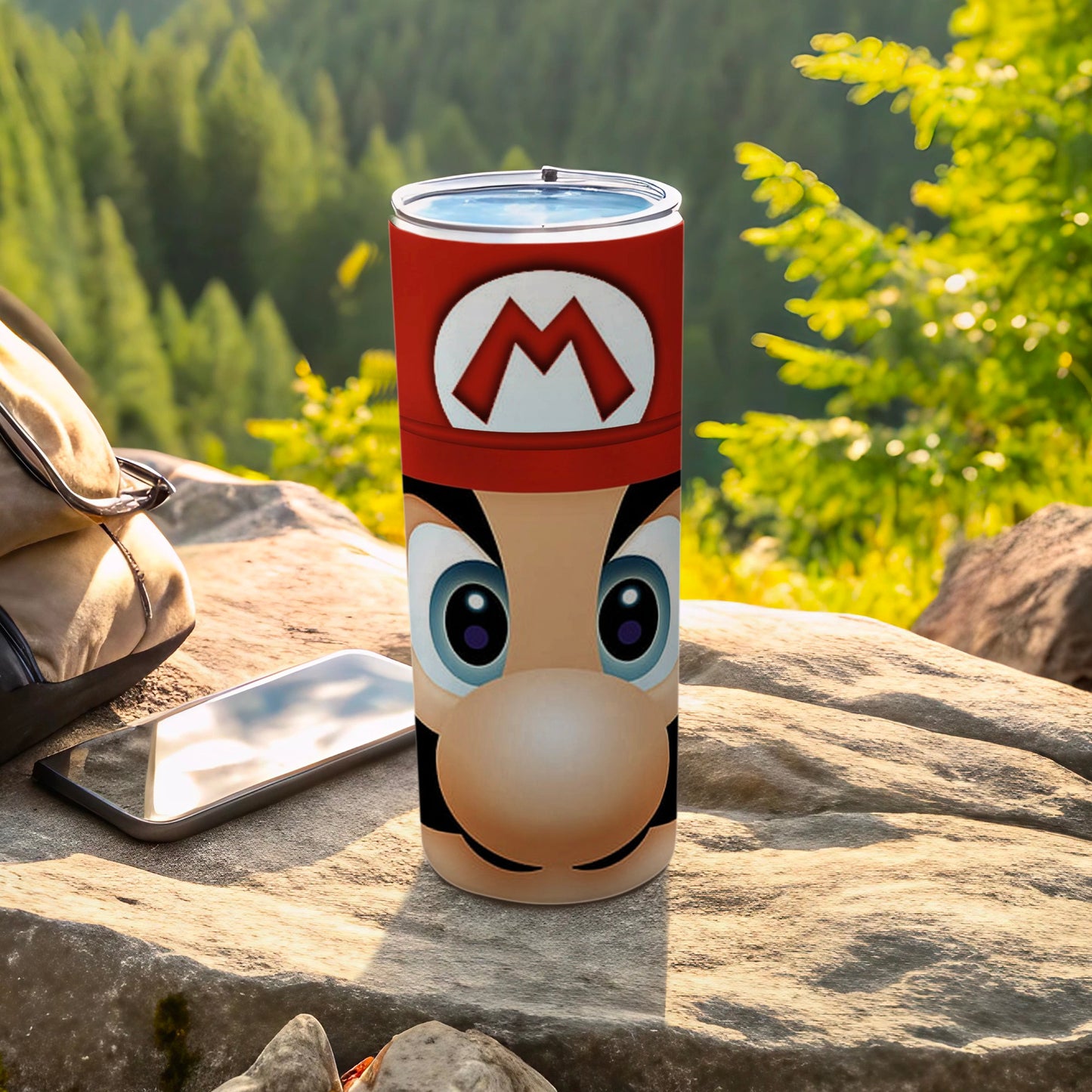 Cartoon Character Face Insulated Travel Tumbler