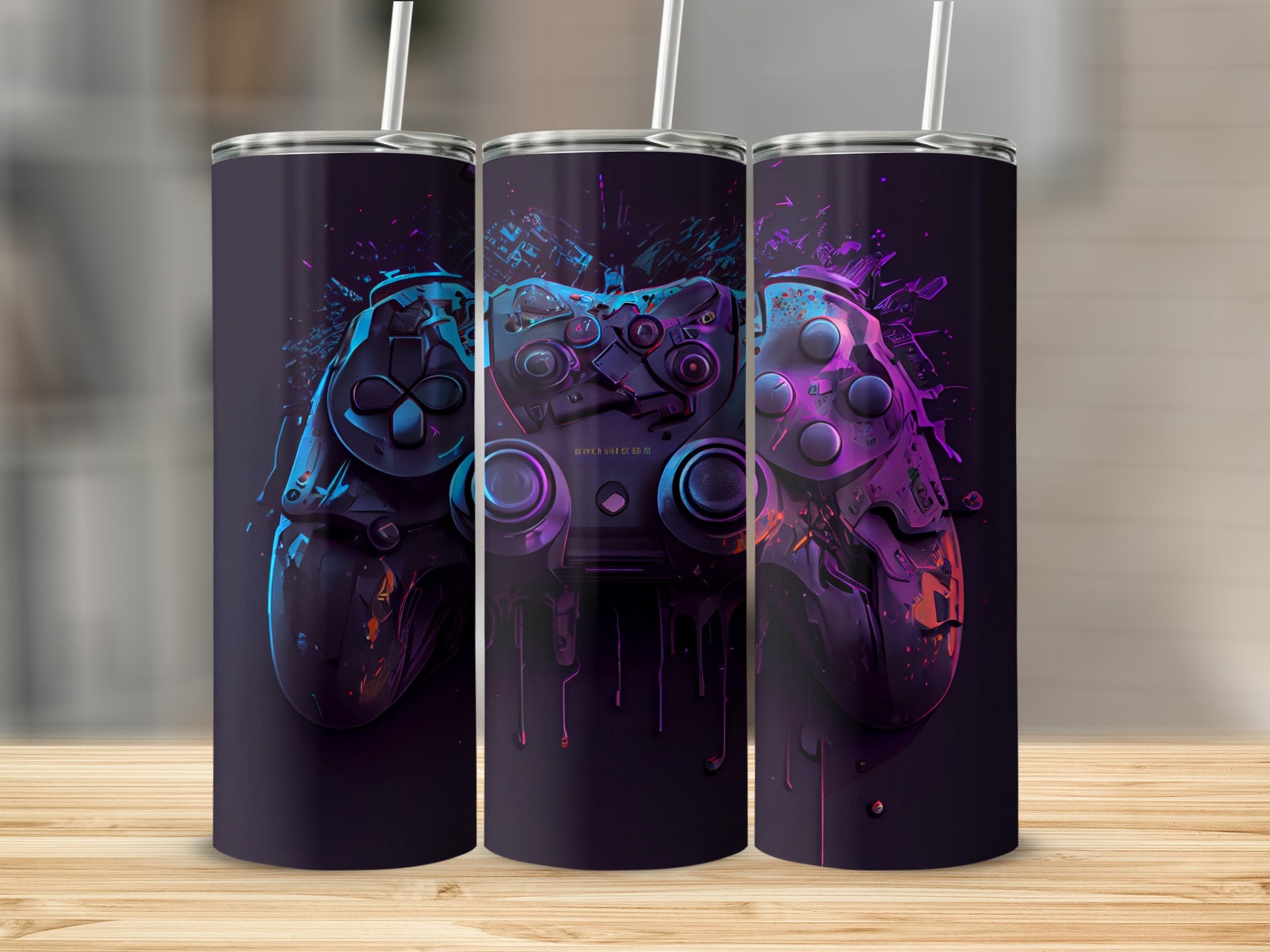 Game Controller Art Tumbler for Gamers