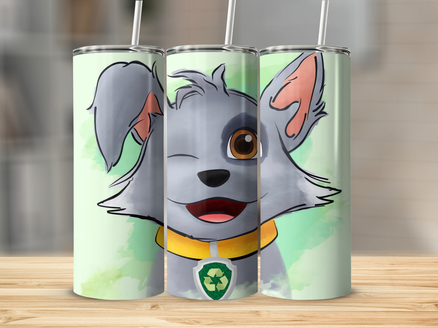 Cute Dog Character Design Insulated Tumbler Cup Product