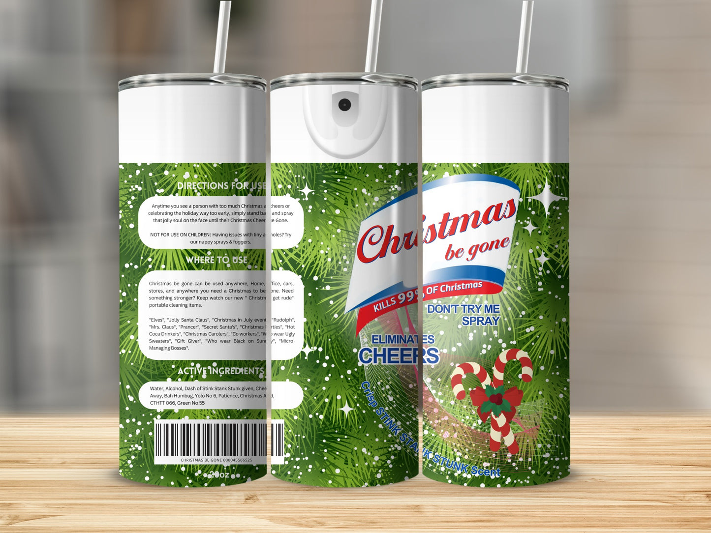 Christmas Be Gone Spray Eliminates Holiday Cheers Spray