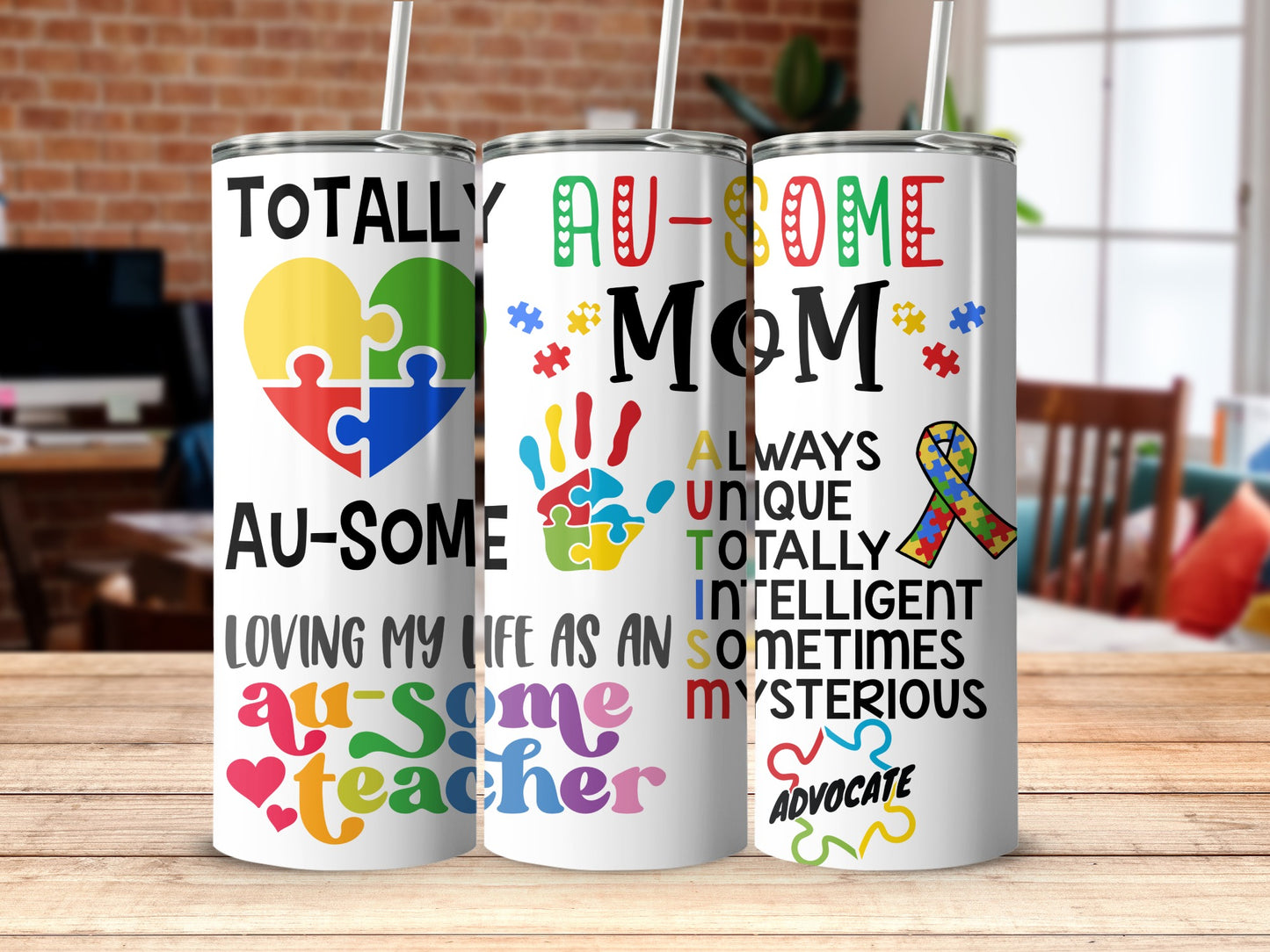 Au-Some Mom Always Unique Intelligent Tumblers