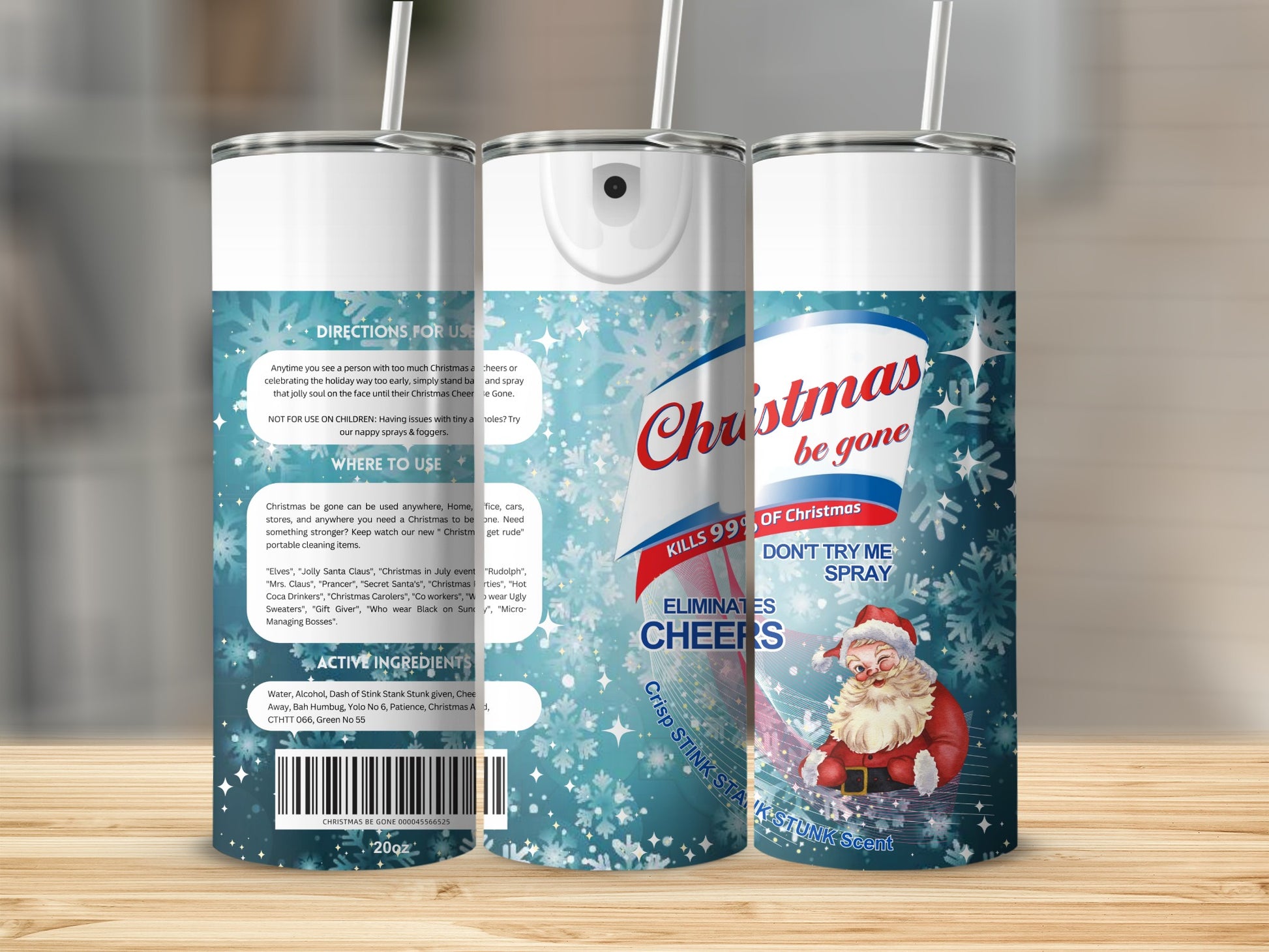 Christmas Be Gone Spray Kills 99% Of Christmas Eliminate