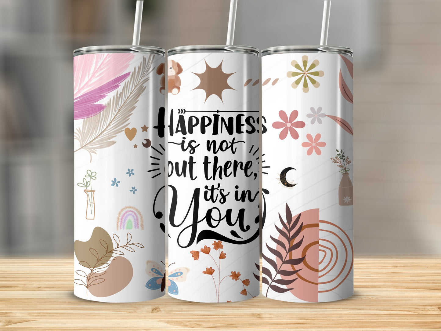 Happiness is Not Out There Tumbler Product