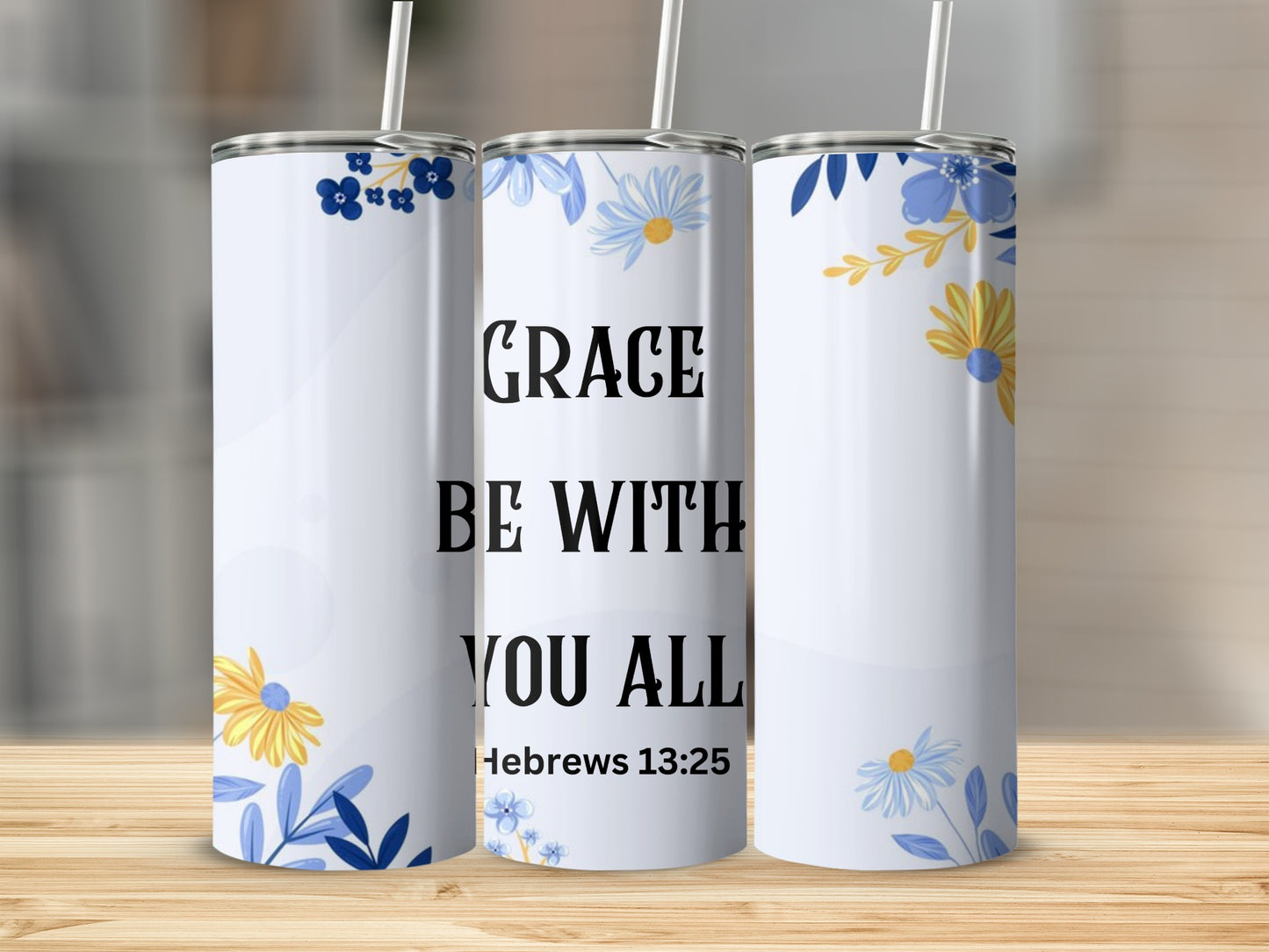 Floral Design Grace Be With You All Product
