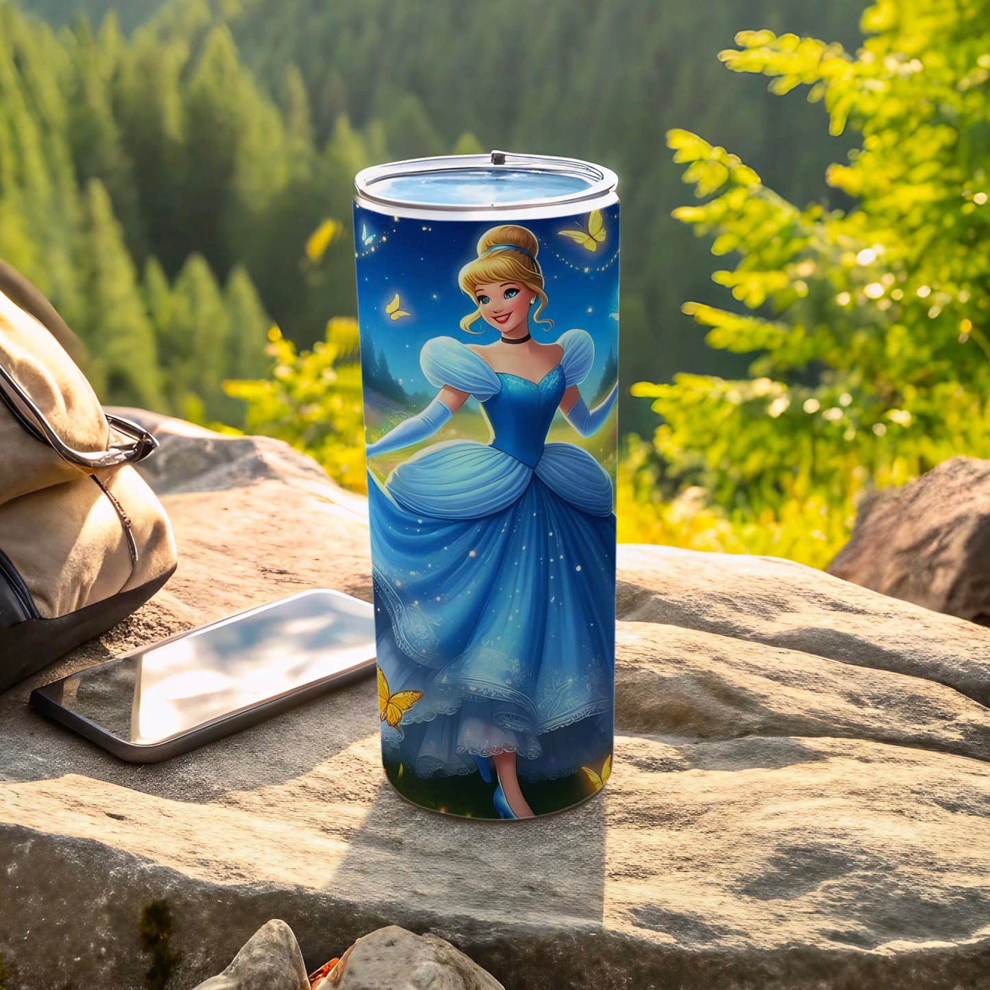 Cinderella Magic Tumbler for Outdoor Adventures