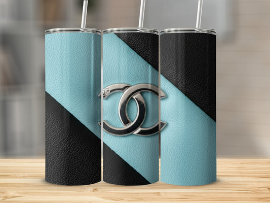 Stylish Black and Blue Designer 20oz Tumbler Product