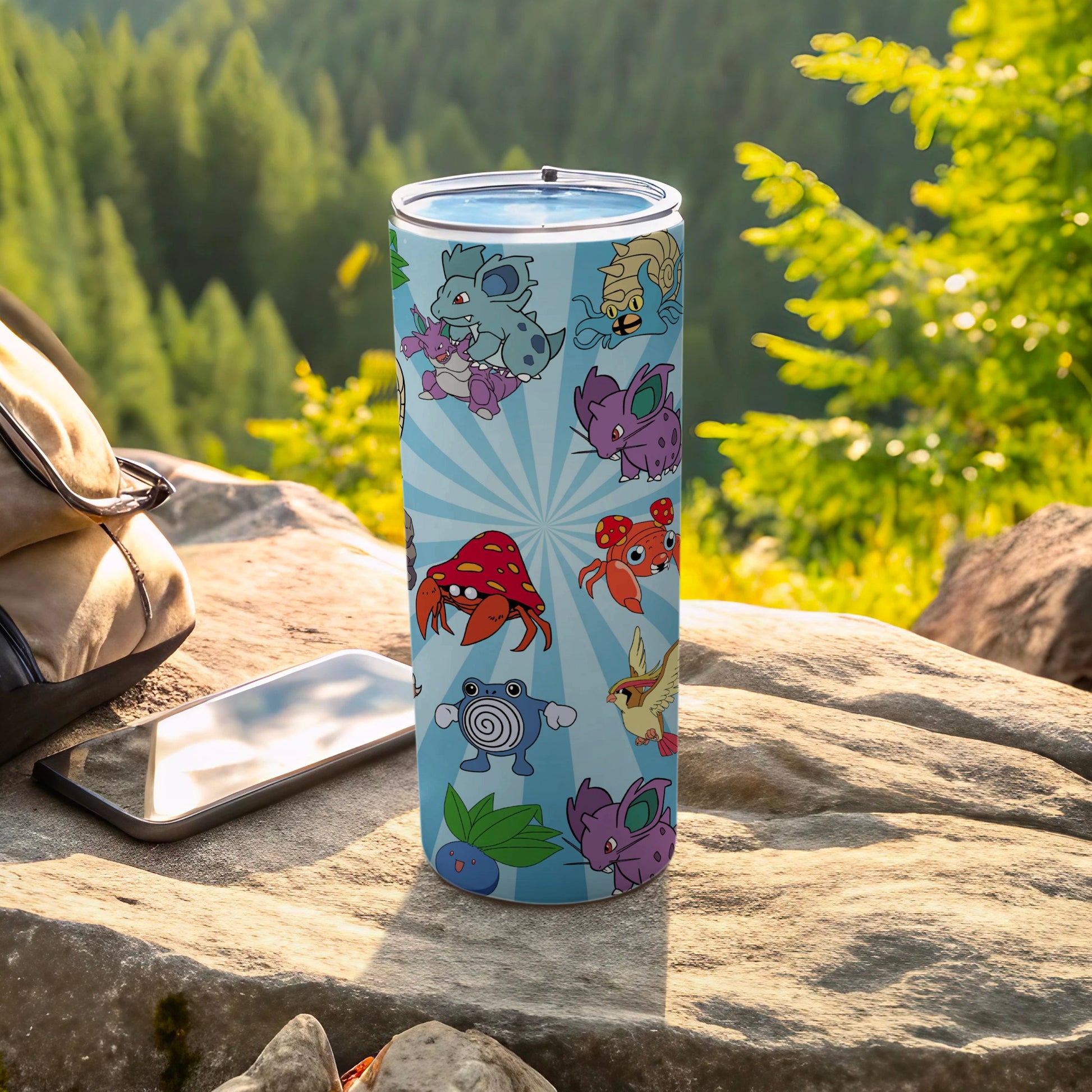 Colorful Cartoon Characters Design Tumbler