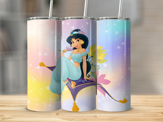 Princess Jasmine on Magic Carpet Tumbler Cup