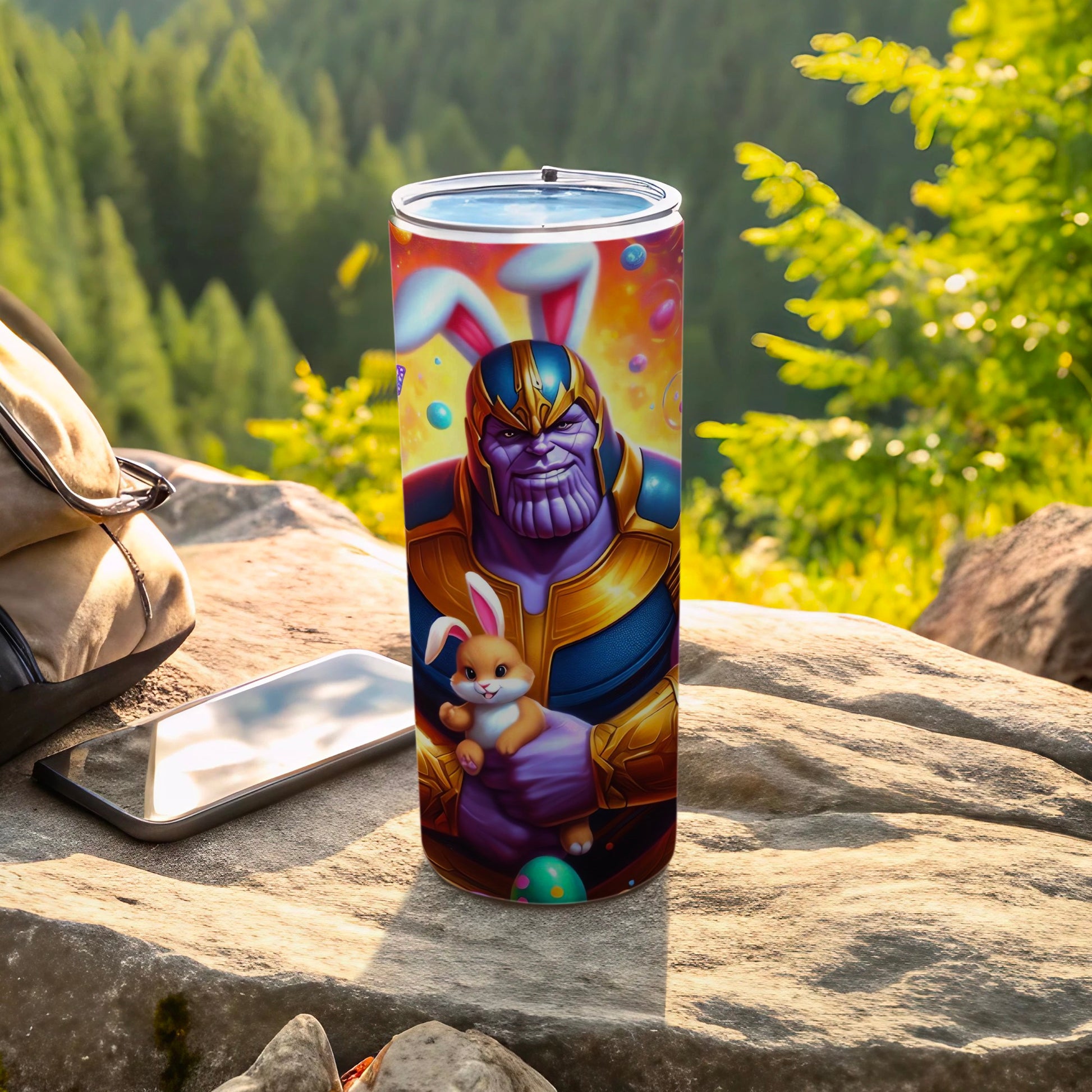 Thanos Purple Titan Cute Easter Bunny Eggs Unique product type