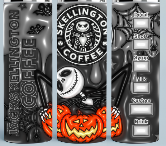 Jack Skellington Starbucks tumbler