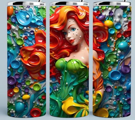 Ariel Little Mermaid Tumbler